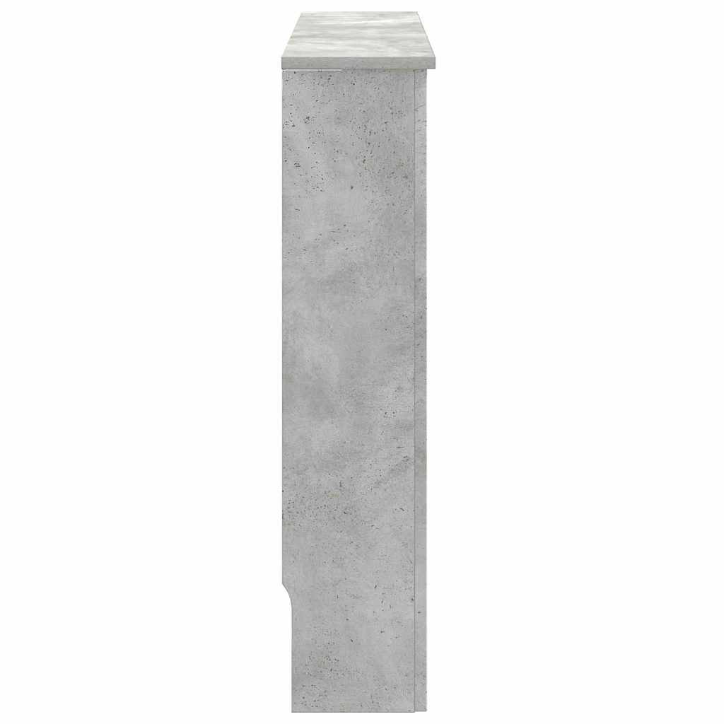 Radiatorcover Beton Grå 78 x 19 x 81,5 cm Konstrueret træ