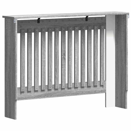Radiatorcover Grå Sonoma 112 x 19 x 81,5 cm Konstrueret træ