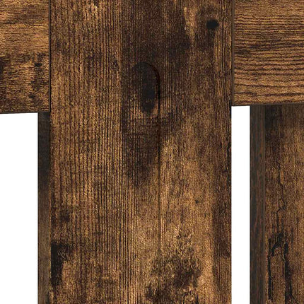 Radiatorcover Røget eg 112 x 19 x 81,5 cm Konstrueret træ