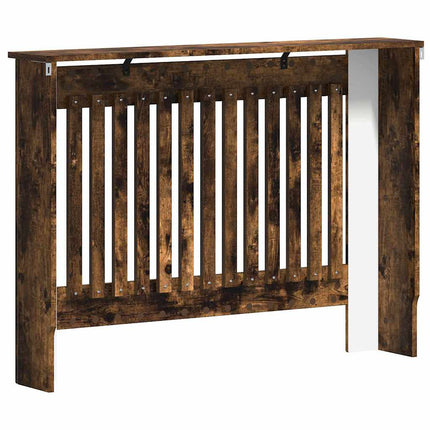 Radiatorcover Røget eg 112 x 19 x 81,5 cm Konstrueret træ