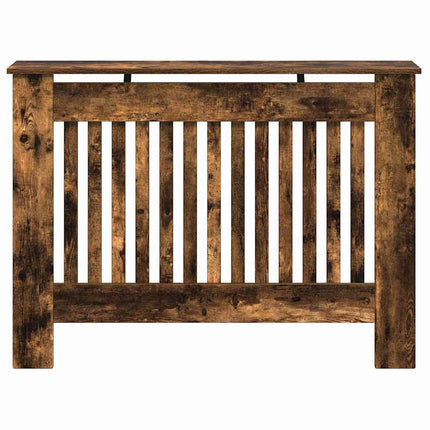 Radiatorcover Røget eg 112 x 19 x 81,5 cm Konstrueret træ