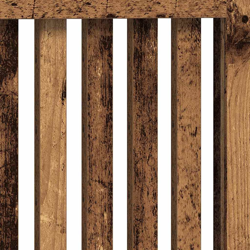 Radiatorcover Gammelt træ 112 x 19 x 81,5 cm Konstrueret træ
