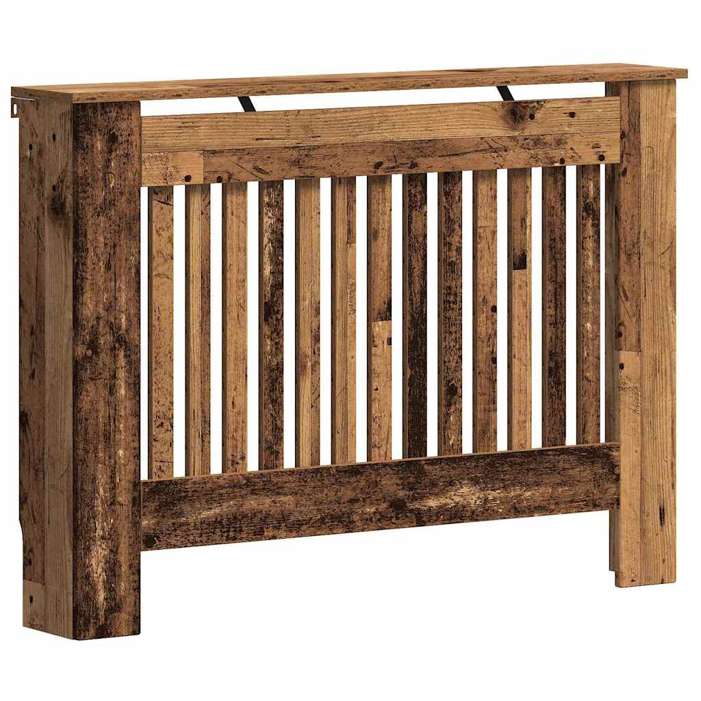 Radiatorcover Gammelt træ 112 x 19 x 81,5 cm Konstrueret træ