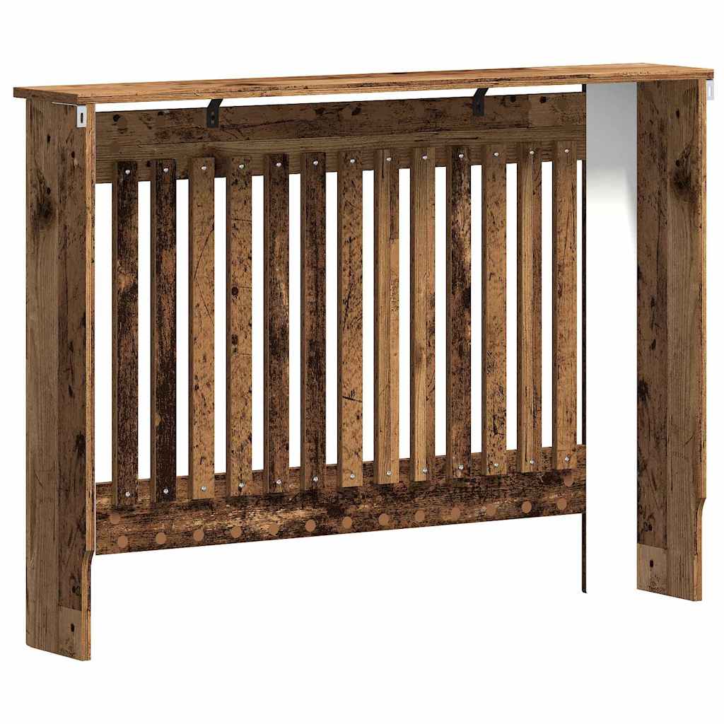 Radiatorcover Gammelt træ 112 x 19 x 81,5 cm Konstrueret træ