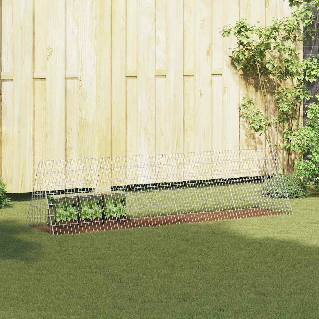 Kanin Bur Sølv 650 x 55 x 55 cm Galvaniseret stål