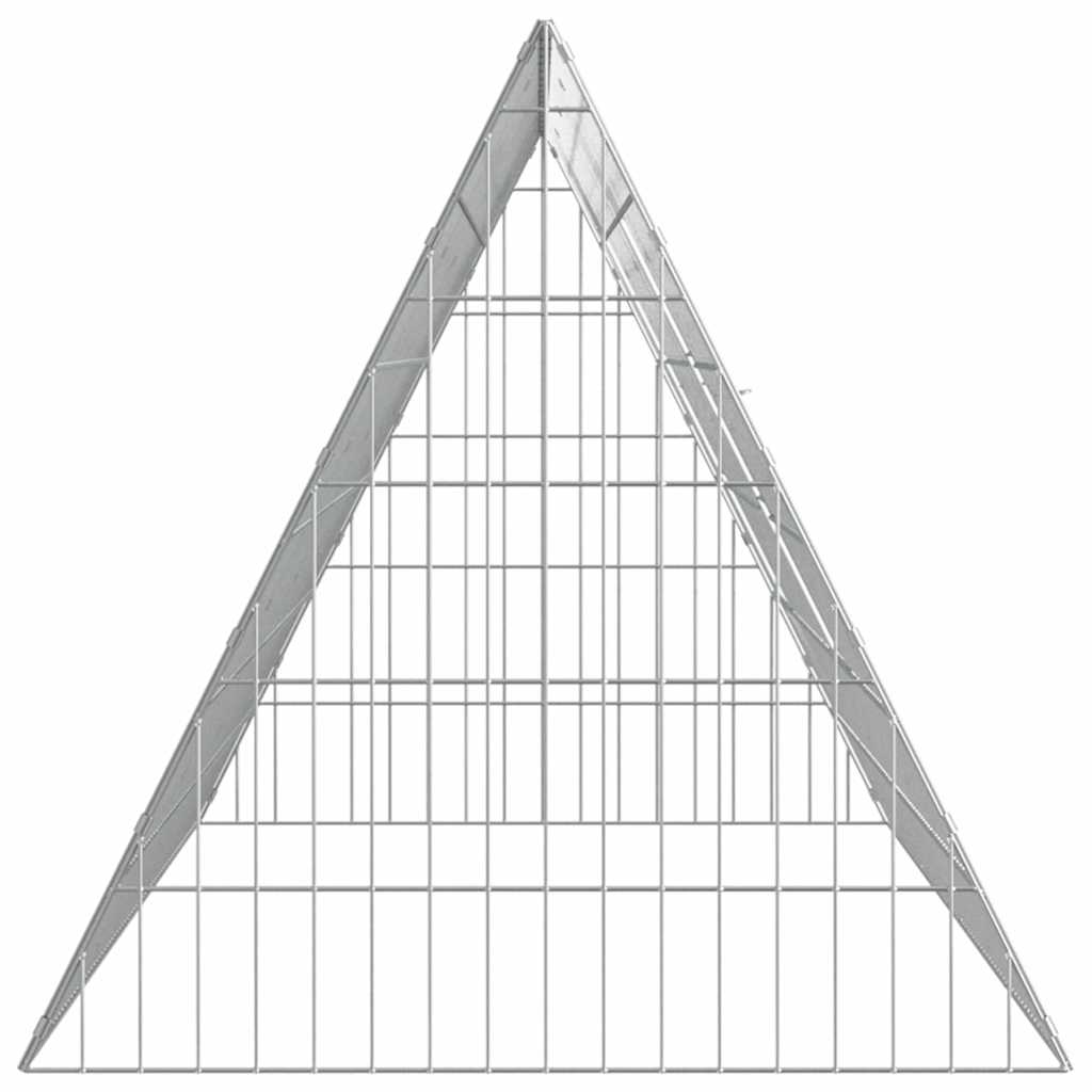 Kanin Bur Sølv 650 x 55 x 55 cm Galvaniseret stål