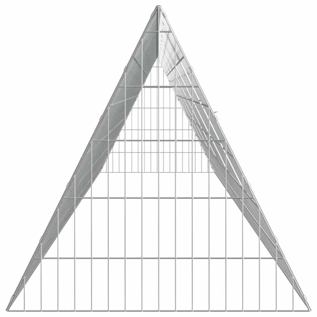 Kanin Bur Sølv 650 x 55 x 55 cm Galvaniseret stål