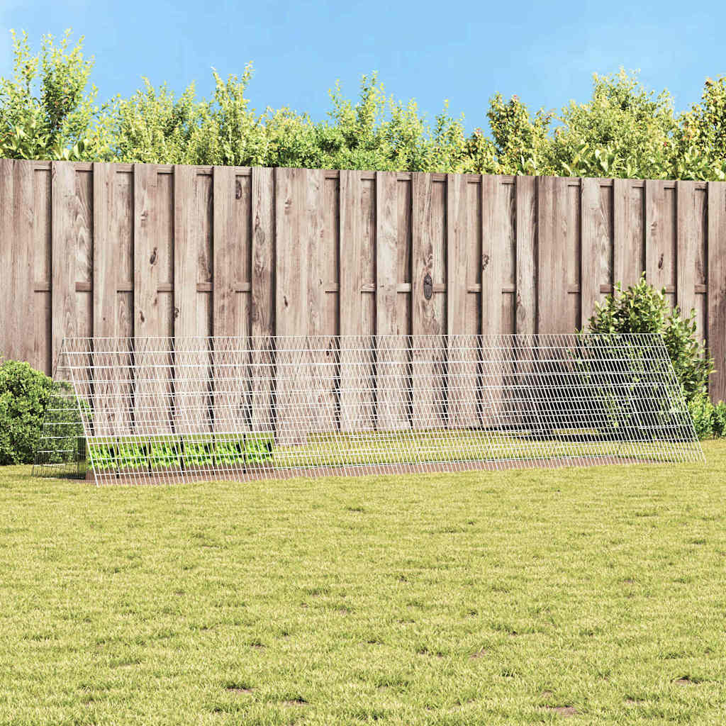 Kanin Bur Sølv 215 x 100 x 85 cm Galvaniseret stål