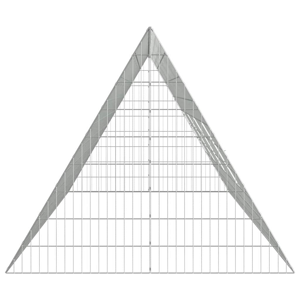 Kanin Bur Sølv 215 x 100 x 85 cm Galvaniseret stål