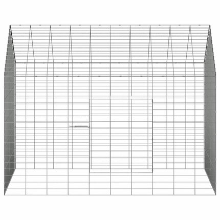 Kanin Bur Sølv 100 x 78 x 78 cm Galvaniseret stål