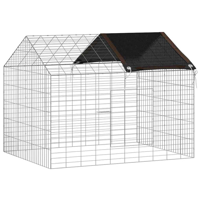 Kanin Bur Sølv 100 x 78 x 78 cm Galvaniseret stål