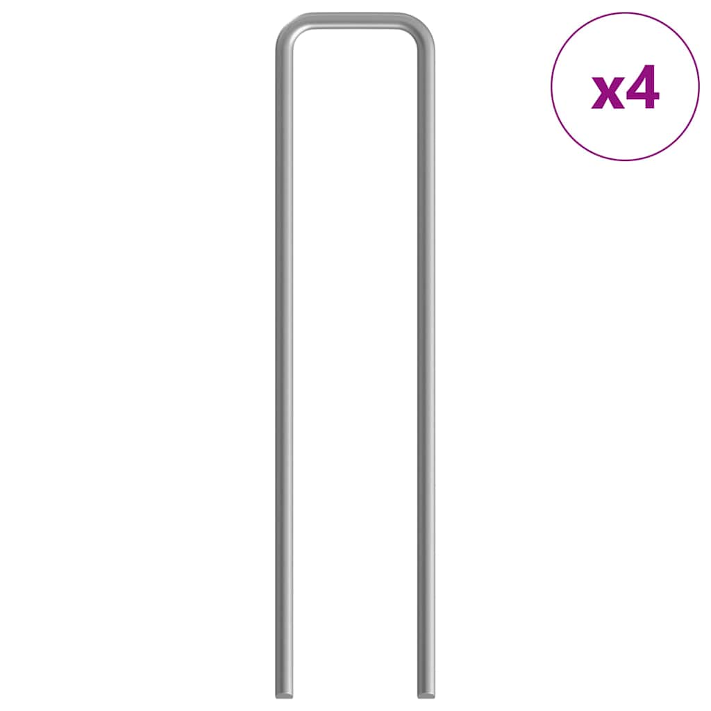 Kanin Bur Sølv 400 x 78 x 78 cm Galvaniseret stål