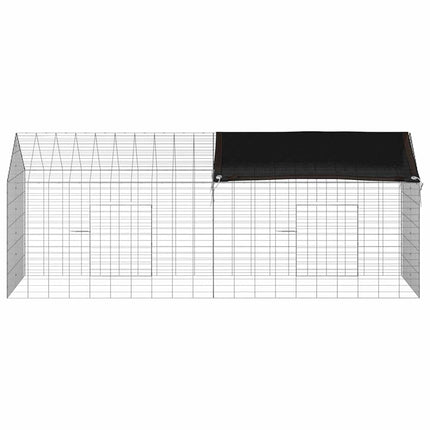 Kanin Bur Sølv 200 x 78 x 78 cm Galvaniseret stål
