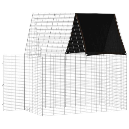 Kanin Bur Sølv 200 x 100 x 210 cm Galvaniseret stål