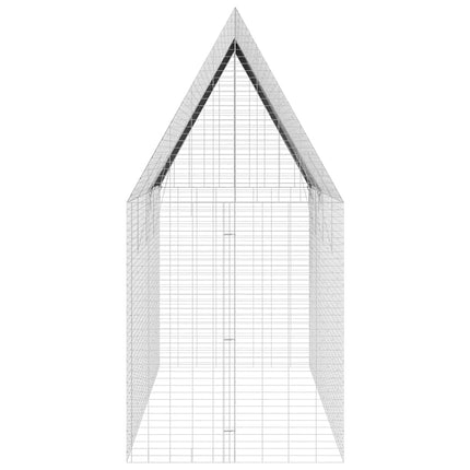Kanin Bur Sølv 400 x 100 x 210 cm Galvaniseret stål