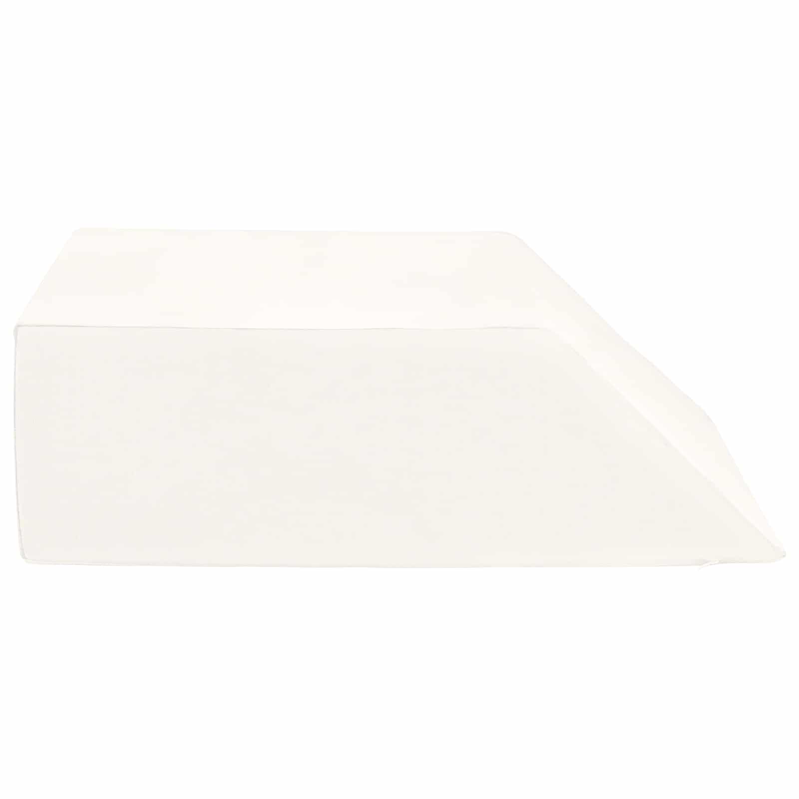 Benpude Ensfarvet Hvid 63 x 52 x 19,5 cm PU Skum