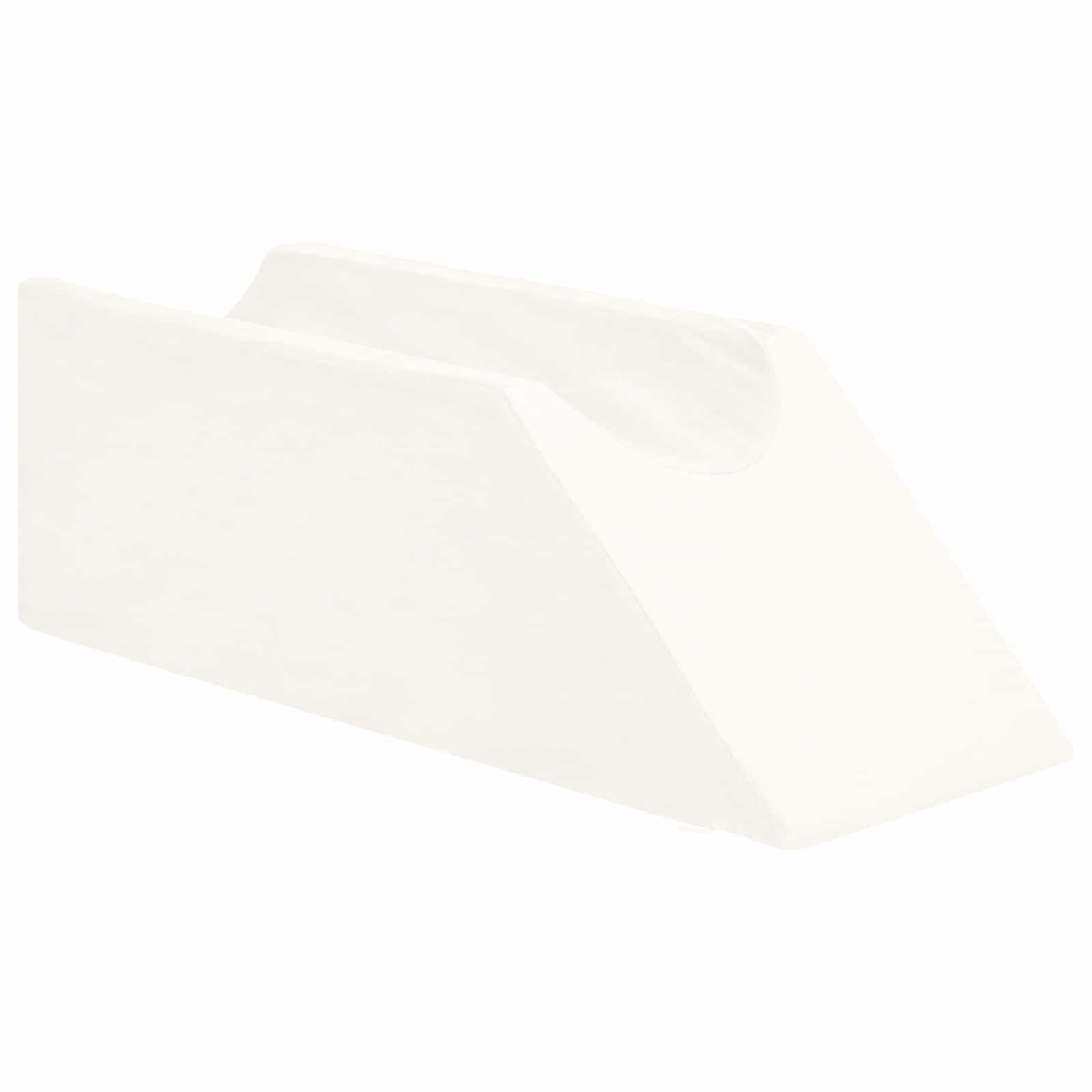 Benpude Ensfarvet Hvid 68 x 25 x 21,5 cm PU Skum