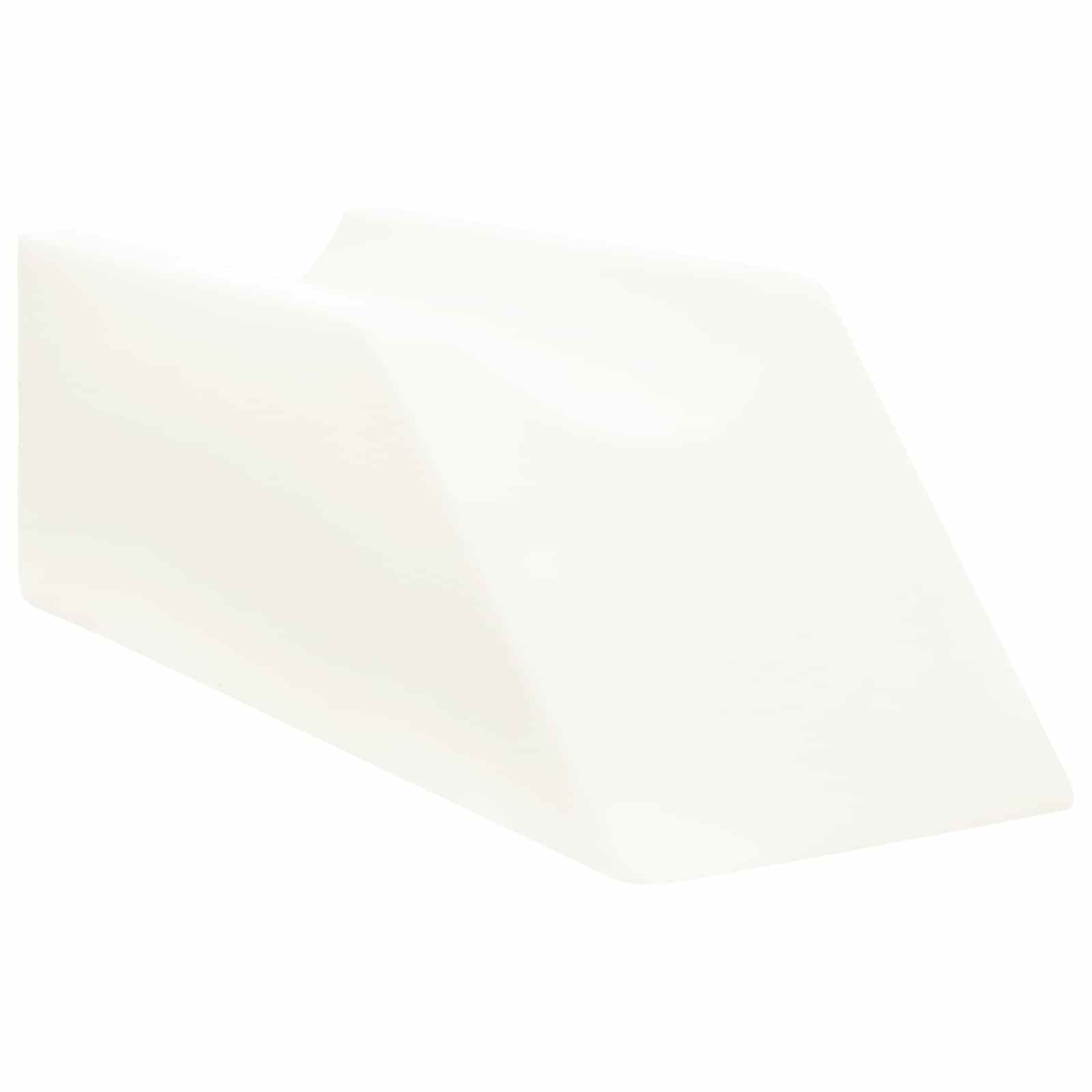 Benpude Ensfarvet Hvid 68 x 25 x 21,5 cm PU Skum