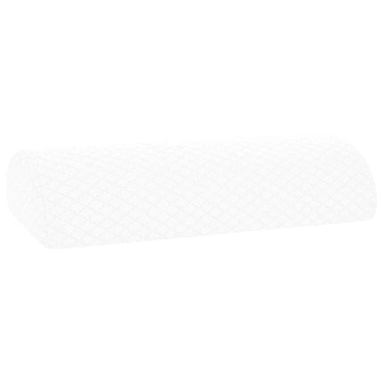 Benpude Ensfarvet Hvid 52 x 20 x 12 cm Memory Skum