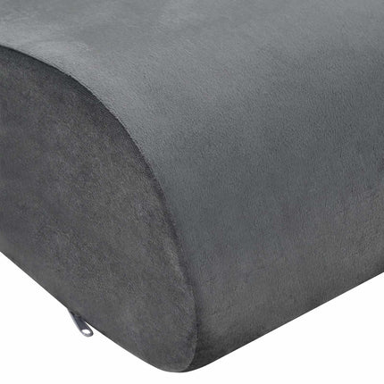 Sædehynde Ensfarvet Grå 40 x 40 x 13 cm PU Skum