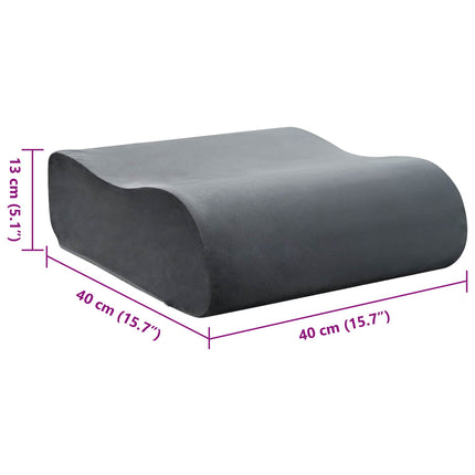 Sædehynde Ensfarvet Grå 40 x 40 x 13 cm PU Skum