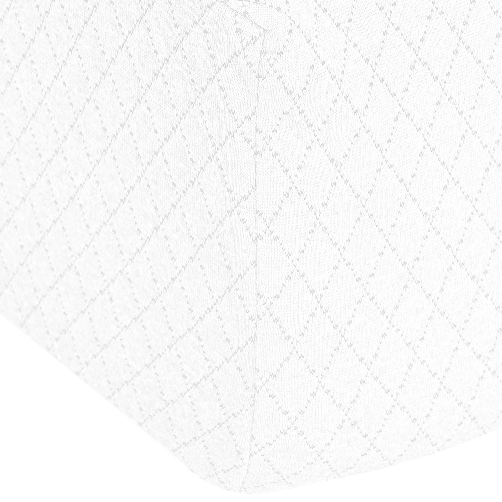 Vinkelpude Ensfarvet Hvid 69 x 64 x 19 cm Memory Skum