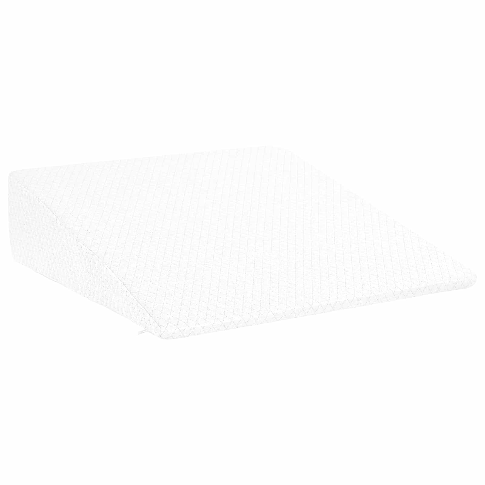 Vinkelpude Ensfarvet Hvid 69 x 64 x 19 cm Memory Skum