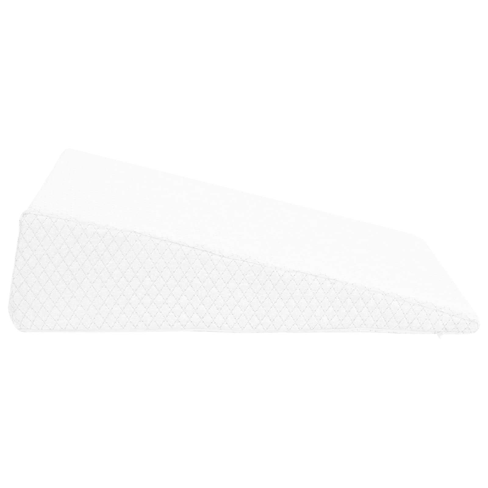 Vinkelpude Ensfarvet Hvid 69 x 64 x 19 cm Memory Skum