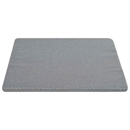 Vinkelpude 69 x 64 x 19 cm Medium Memory Skum Grå