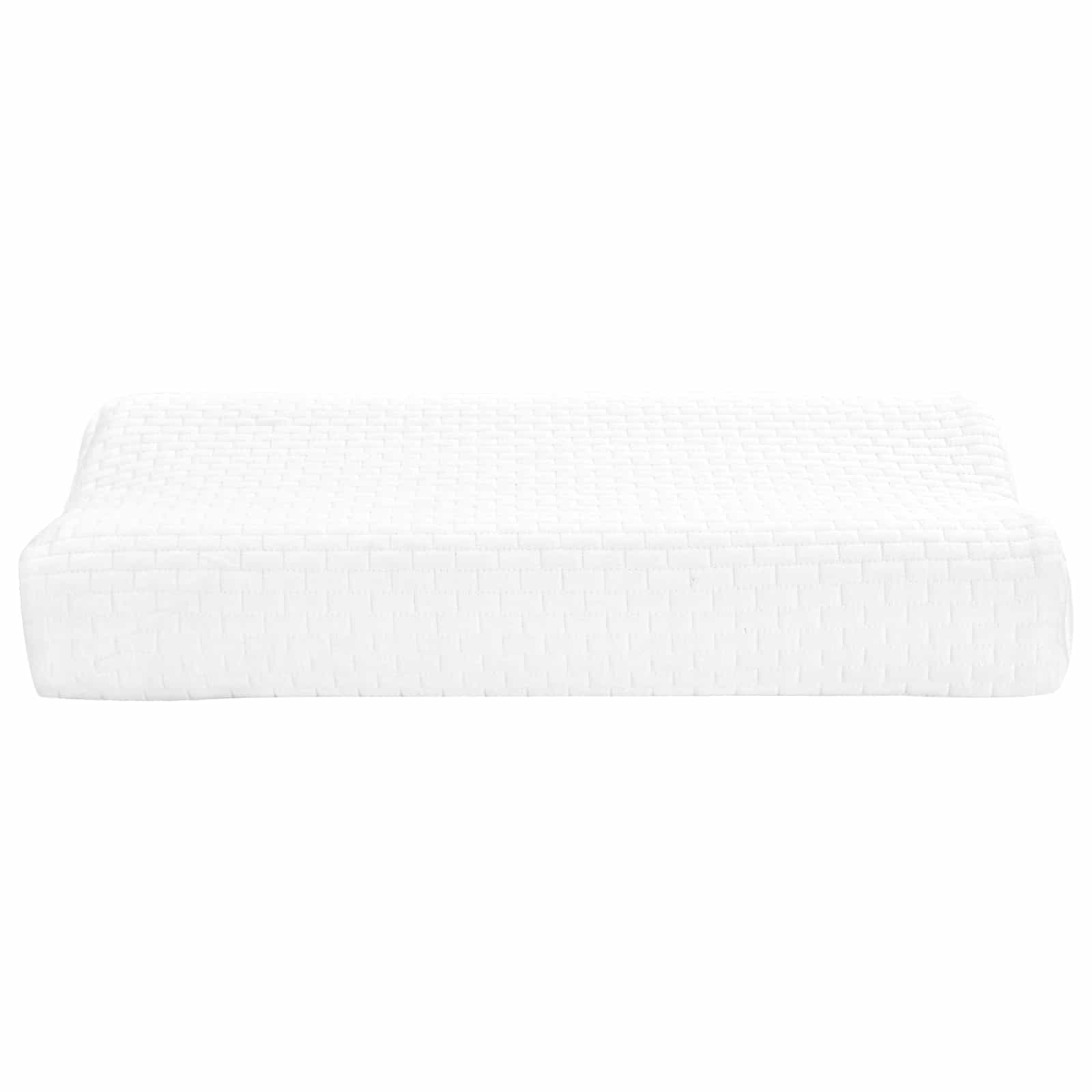 Sovepude Ensfarvet Hvid 50 x 30 x 10,5 cm Memory Skum