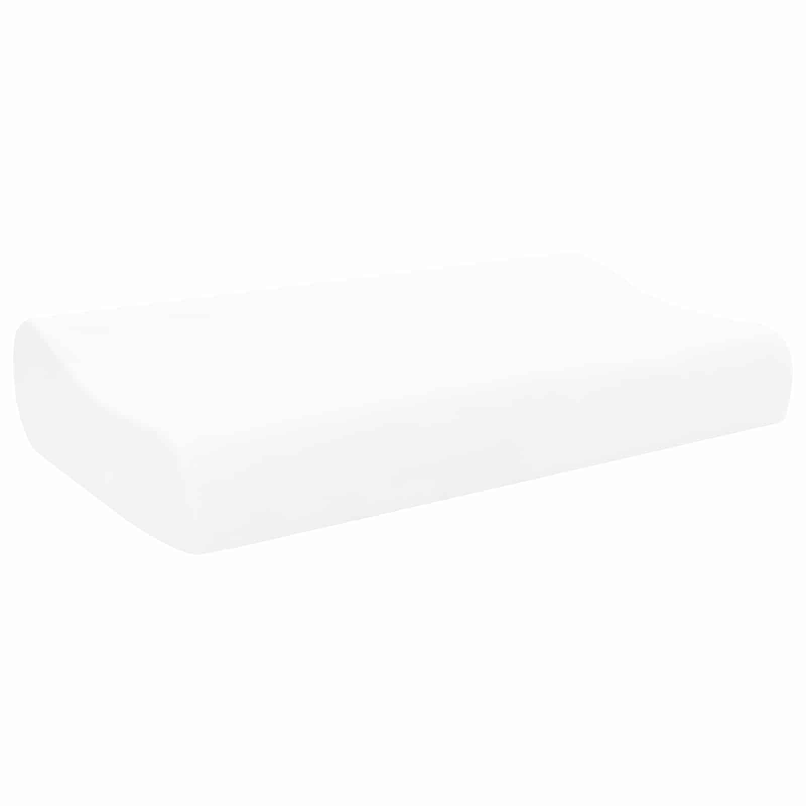 Sovepude Ensfarvet Hvid 80 x 40 x 12,5 cm Memory Skum