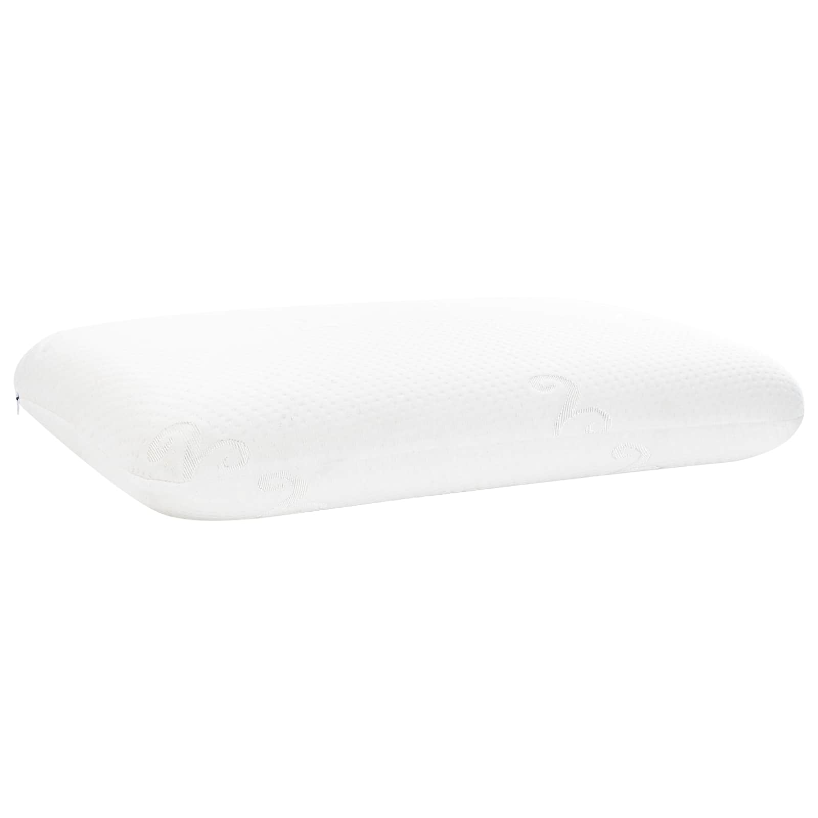 Sovepude Ensfarvet Hvid 50 x 30 x 10,5 cm Memory Skum