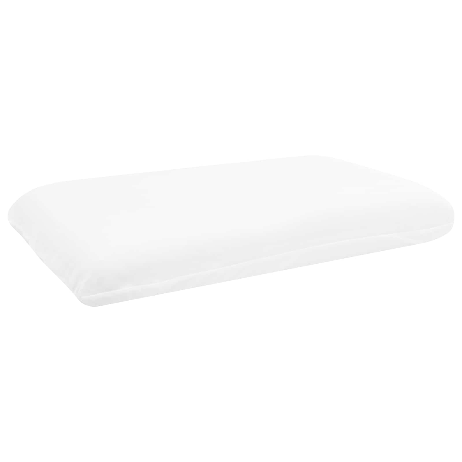 Sovepude Ensfarvet Hvid 50 x 30 x 10,5 cm Memory Skum