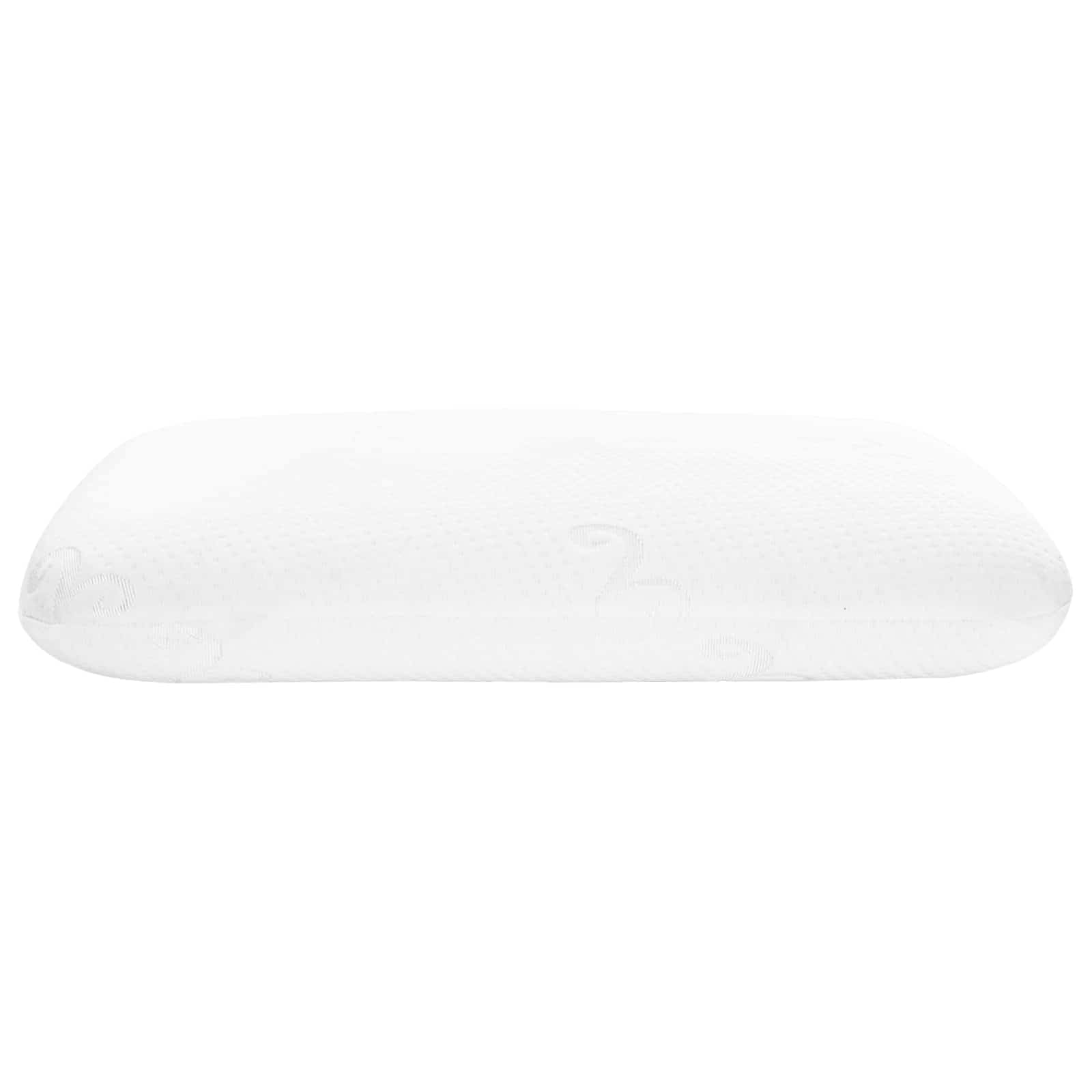Sovepude Ensfarvet Hvid 50 x 30 x 10,5 cm Memory Skum