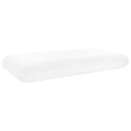 Sovepude 74 x 39 x 13 cm Medium Memory Skum Hvid