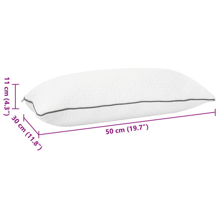 Shread sovepude Hvid 50 x 30 x 11 cm Memory Skum
