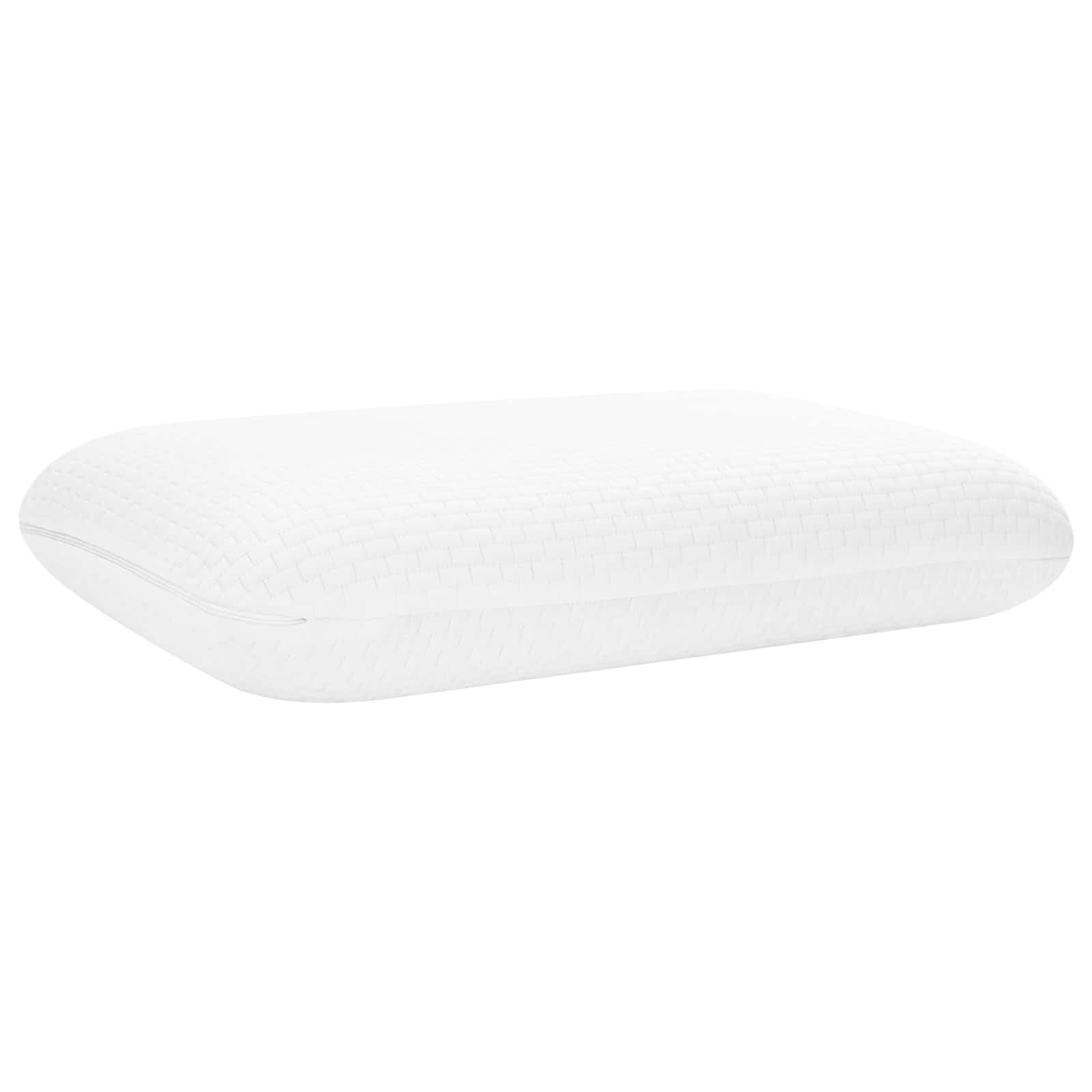 Sovepude Ensfarvet Hvid 74 x 39 x 13 cm Memory Skum