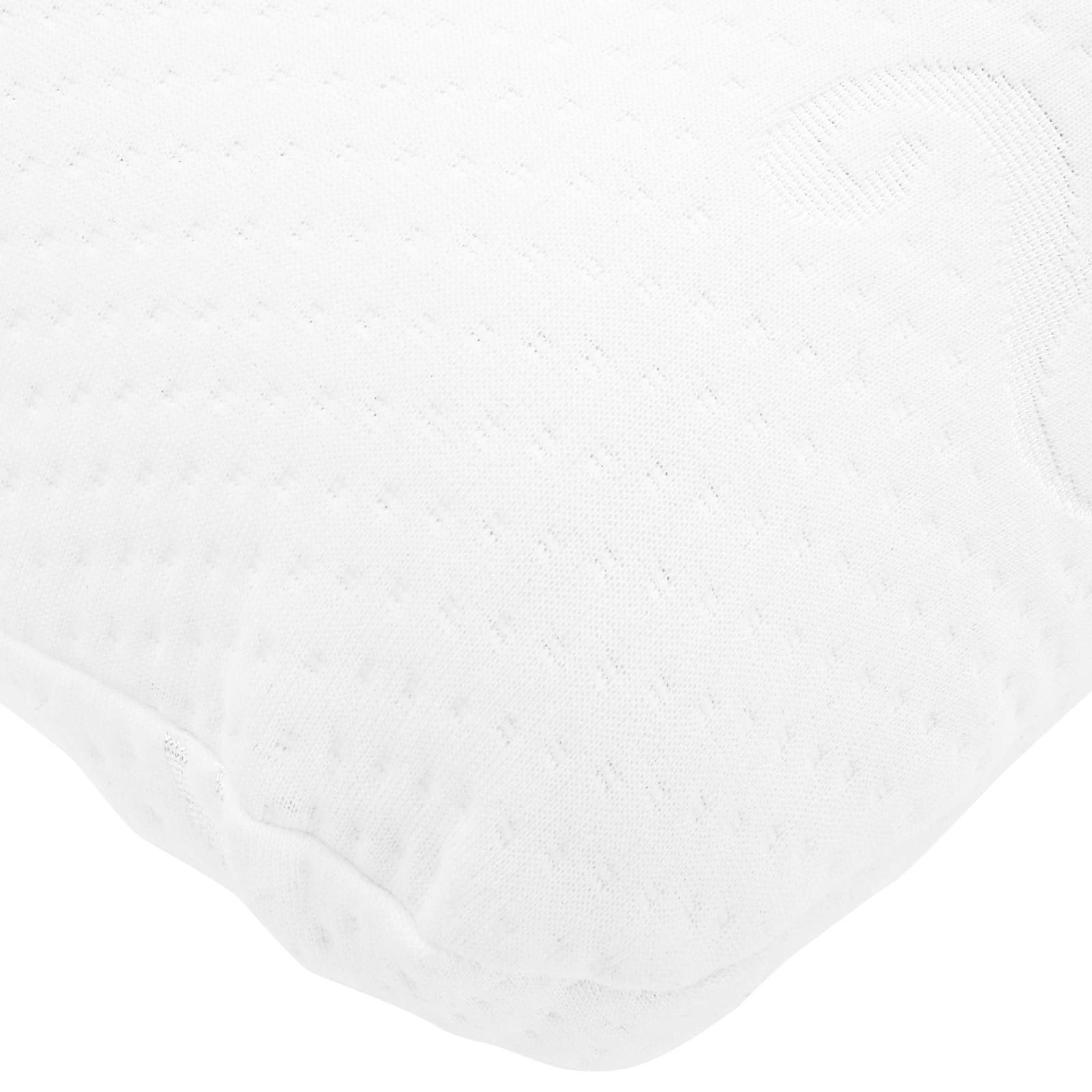 Sovepude Ensfarvet Hvid 60 x 40 x 13 cm Gel Hukommelsesskum