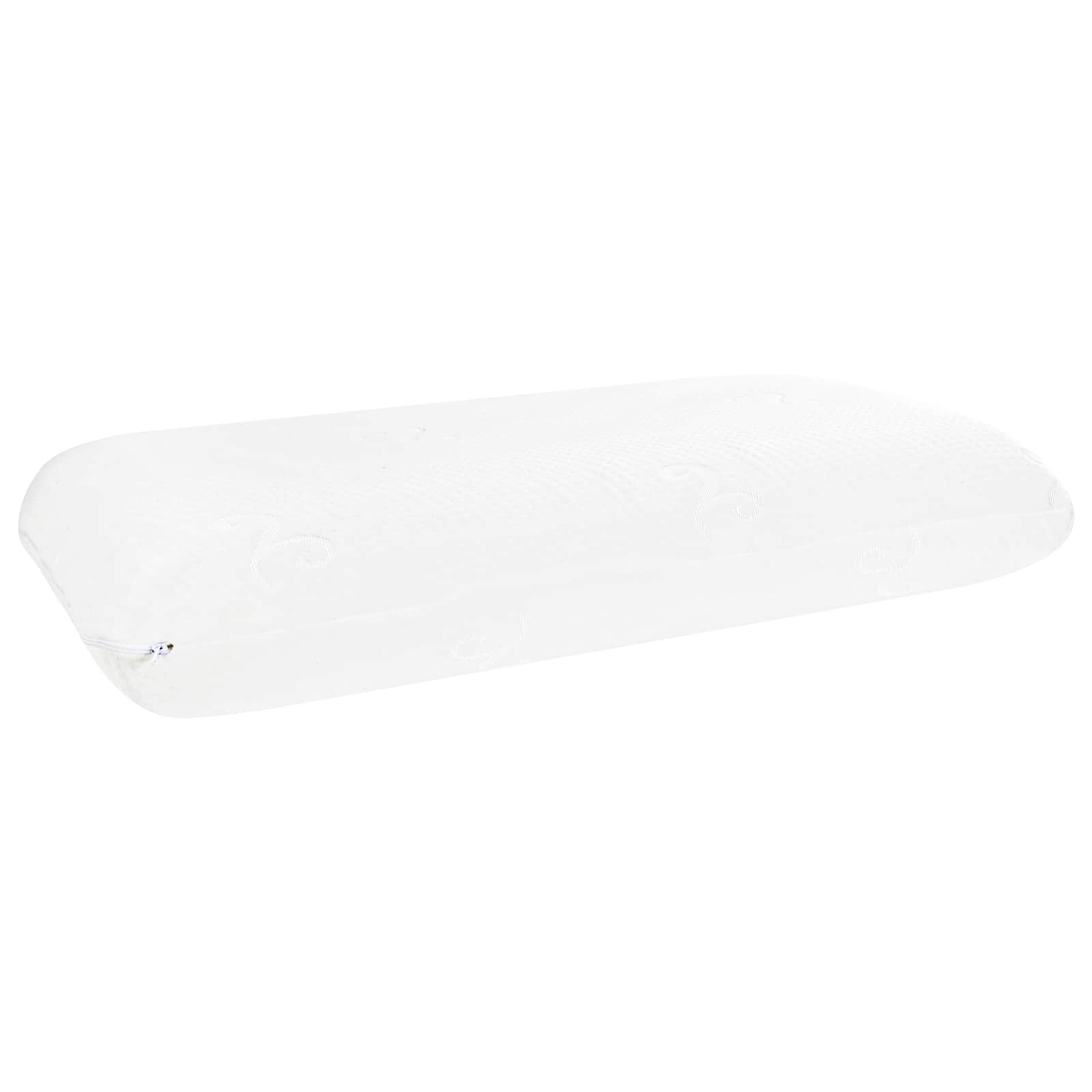 Sovepude Ensfarvet Hvid 60 x 40 x 13 cm Gel Hukommelsesskum