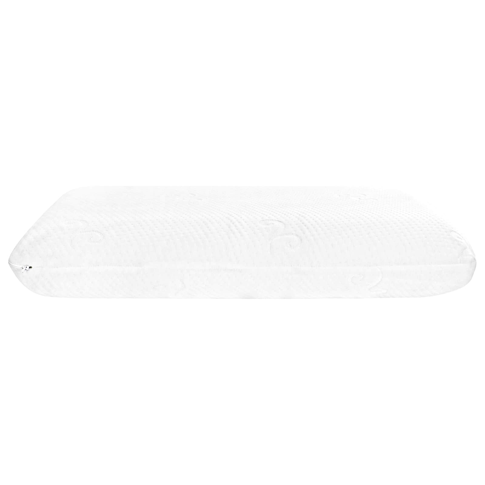 Sovepude Ensfarvet Hvid 74 x 39 x 13 cm Gel Hukommelsesskum