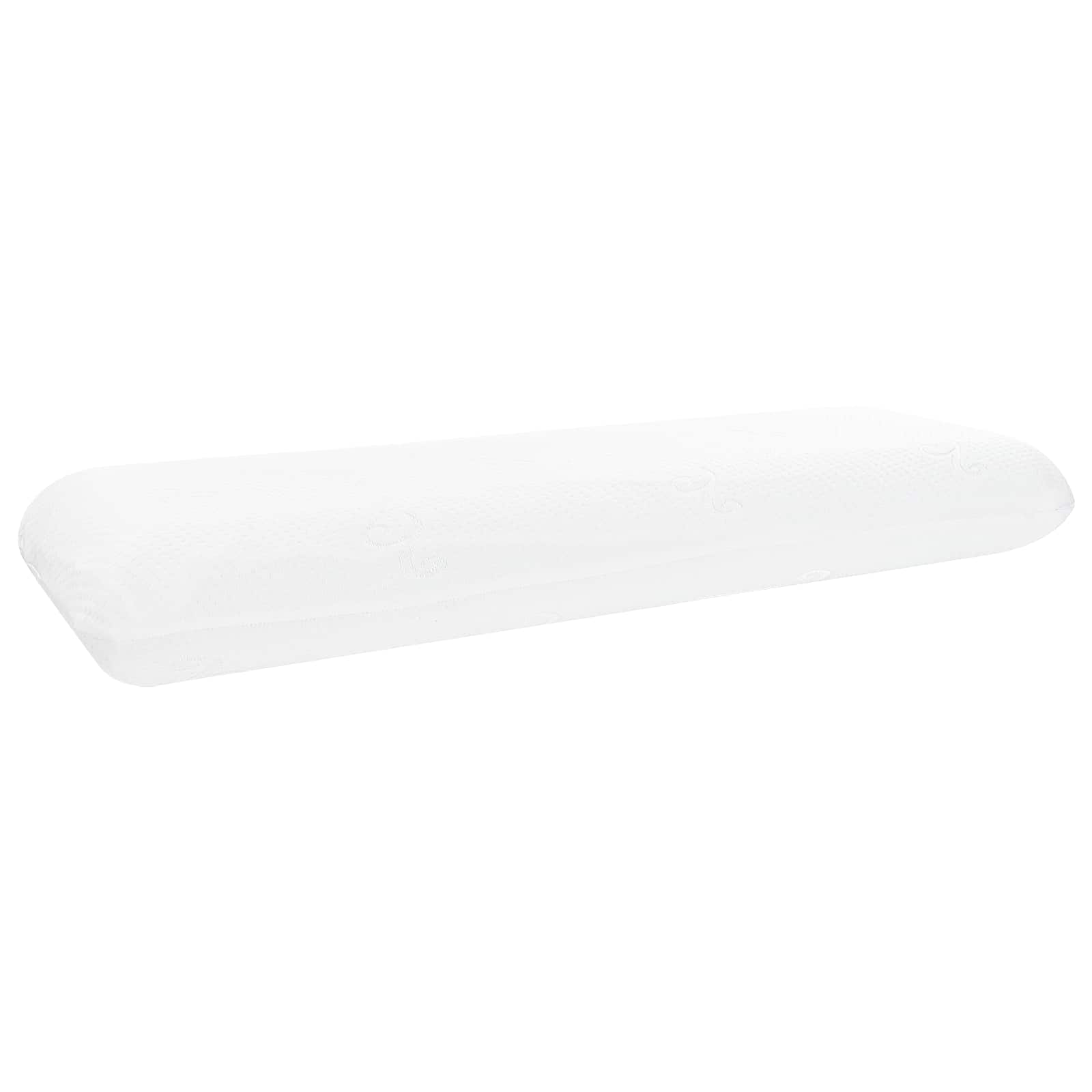 Sovepude Ensfarvet Hvid 90 x 40 x 13 cm Gel Hukommelsesskum