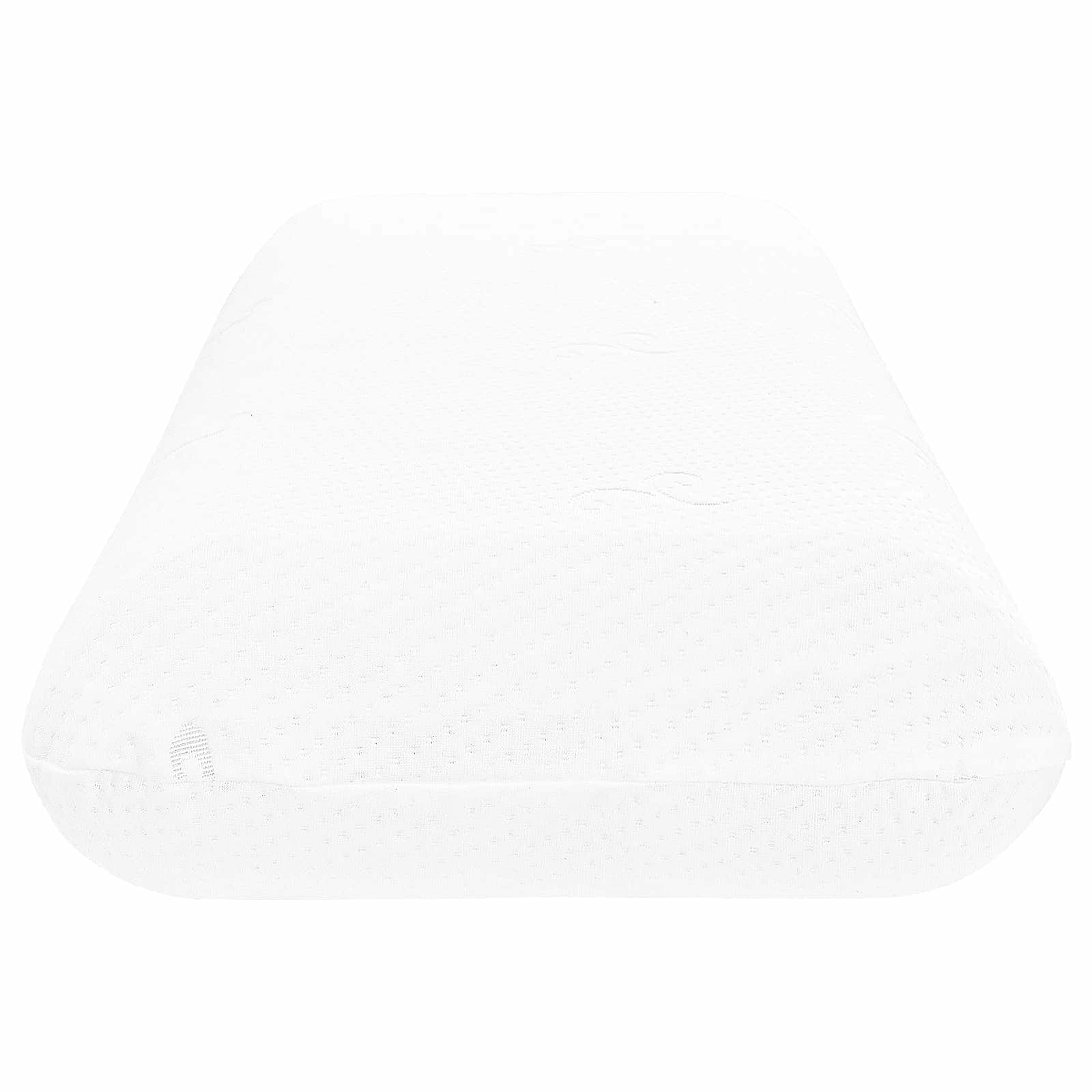 Sovepude Ensfarvet Hvid 90 x 40 x 13 cm Gel Hukommelsesskum
