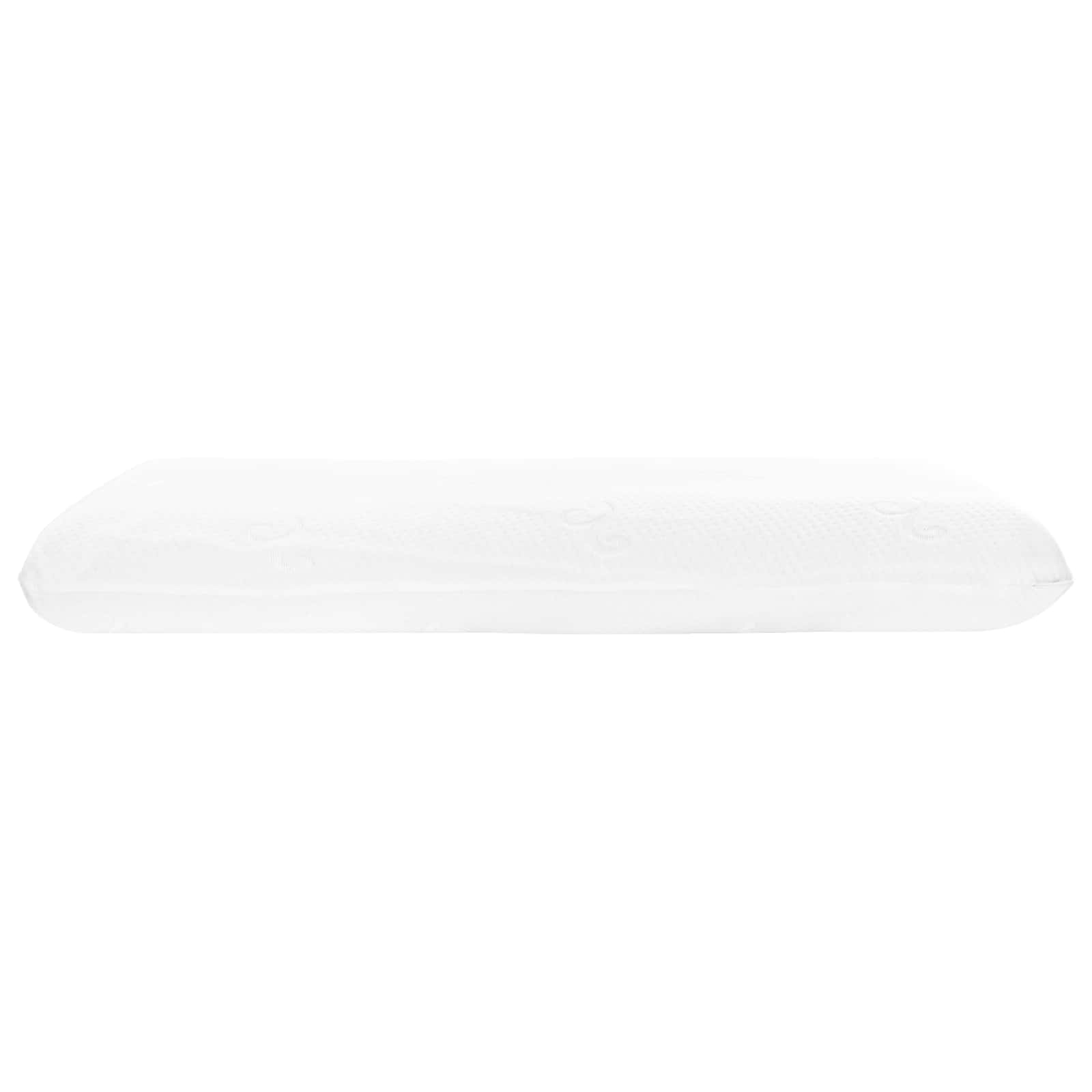Sovepude Ensfarvet Hvid 135 x 36 x 13 cm Gel Hukommelsesskum