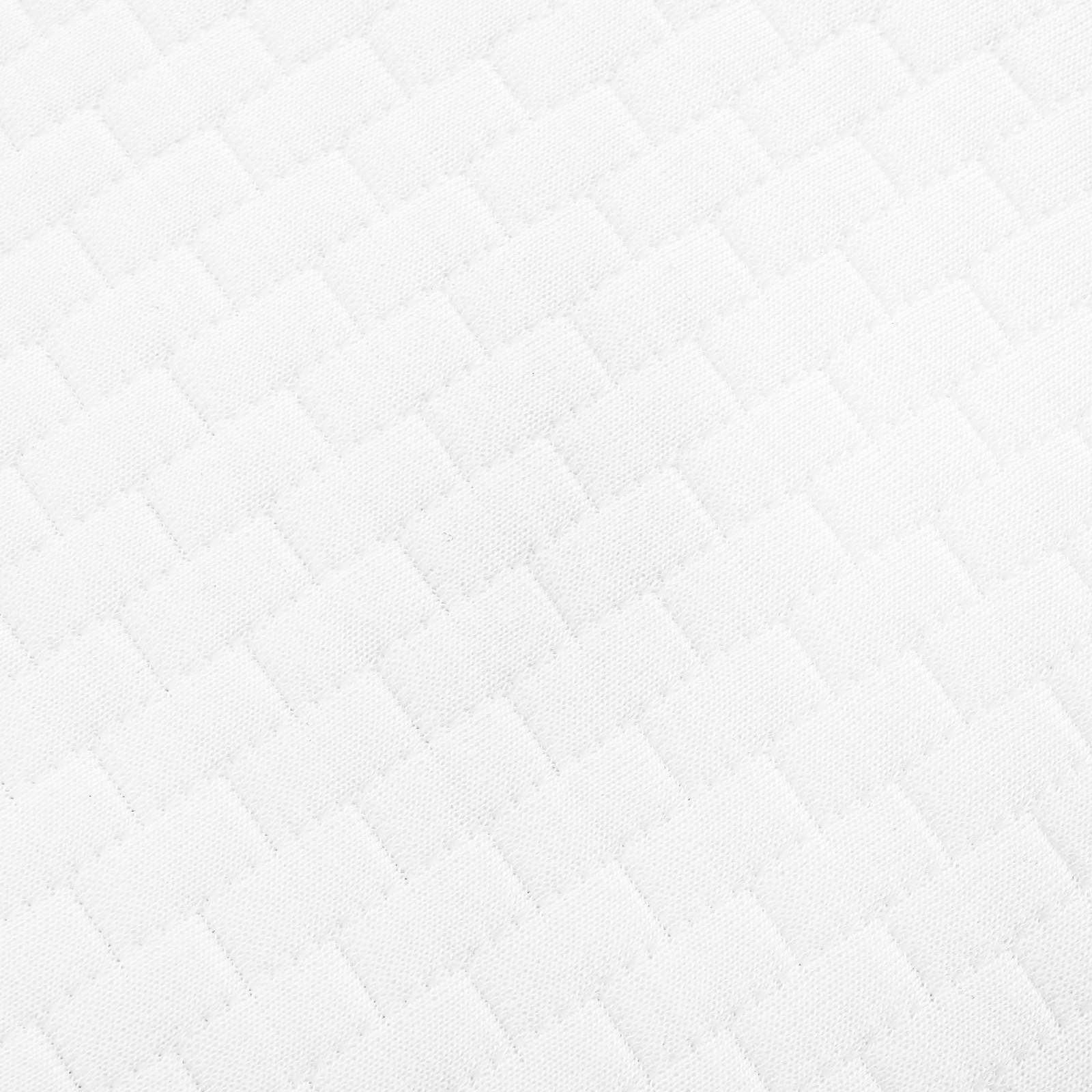 Sovepude Ensfarvet Hvid 70 x 35 x 10 cm Gel Skum