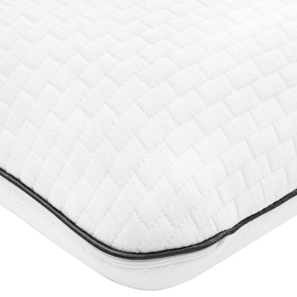 Sovepude 60 x 40 x 10 cm Medium Gel Skum Hvid