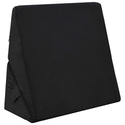 Vinkelpude Sort 55 x 55 x 26 cm Memory Skum