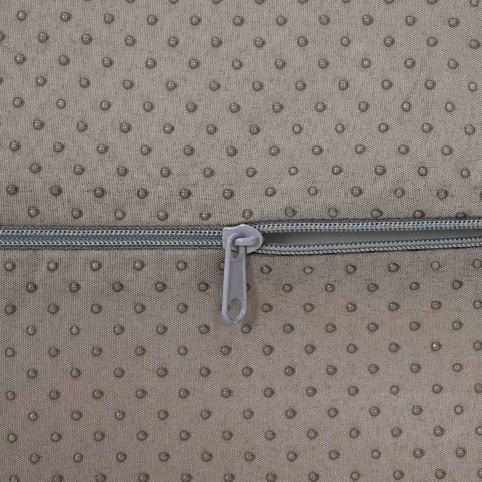 Fodstøttepude Ensfarvet Grå 42 x 18 x 13 cm PU Skum