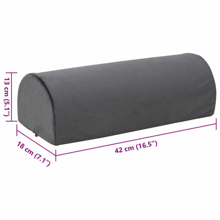 Fodstøttepude 42 x 18 x 13 cm Fast PU Skum Grå