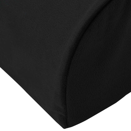 Fodstøttepude Ensfarvet Sort 42 x 18 x 13 cm PU Skum
