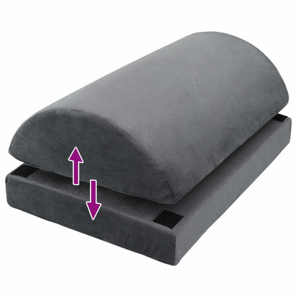 Ensfarvet Grå 44 x 29 x 17 cm PU Skum